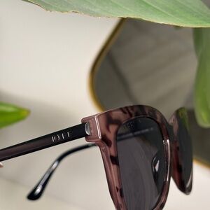 Diff Eyewear Tortoise and Black Sunglasses